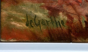 William deGarthe signature