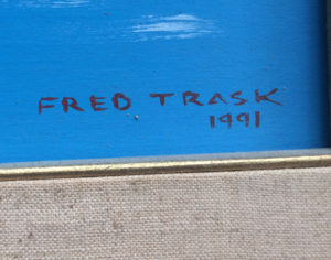 Fred Trask signature