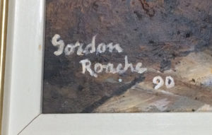 Gordon Roache signature