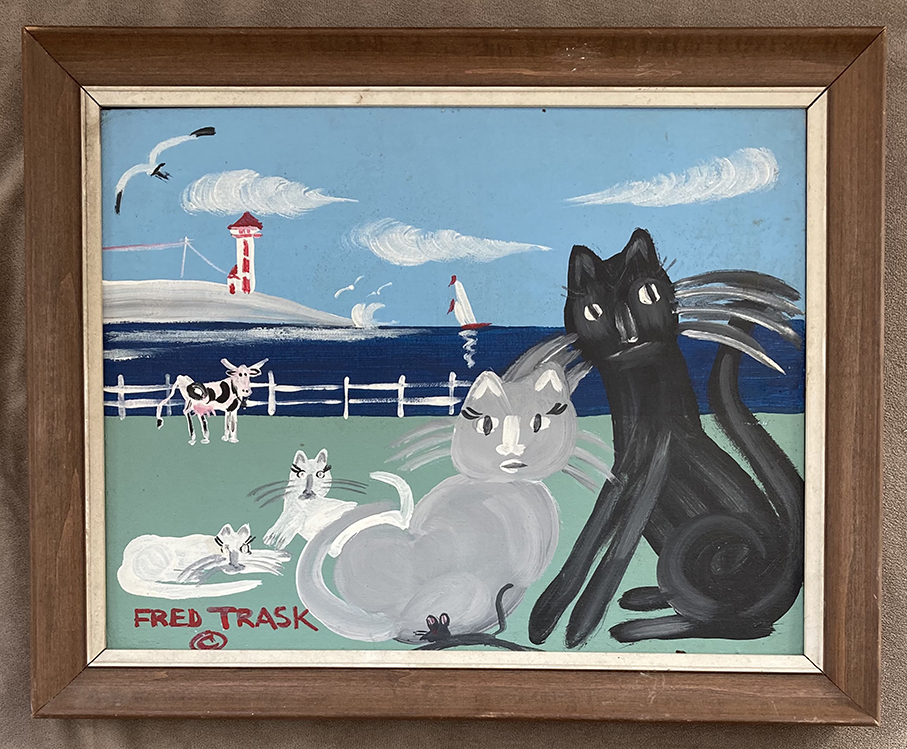 Fred Trask Folk Art Paintings For Sale at Atlantic Fine Art