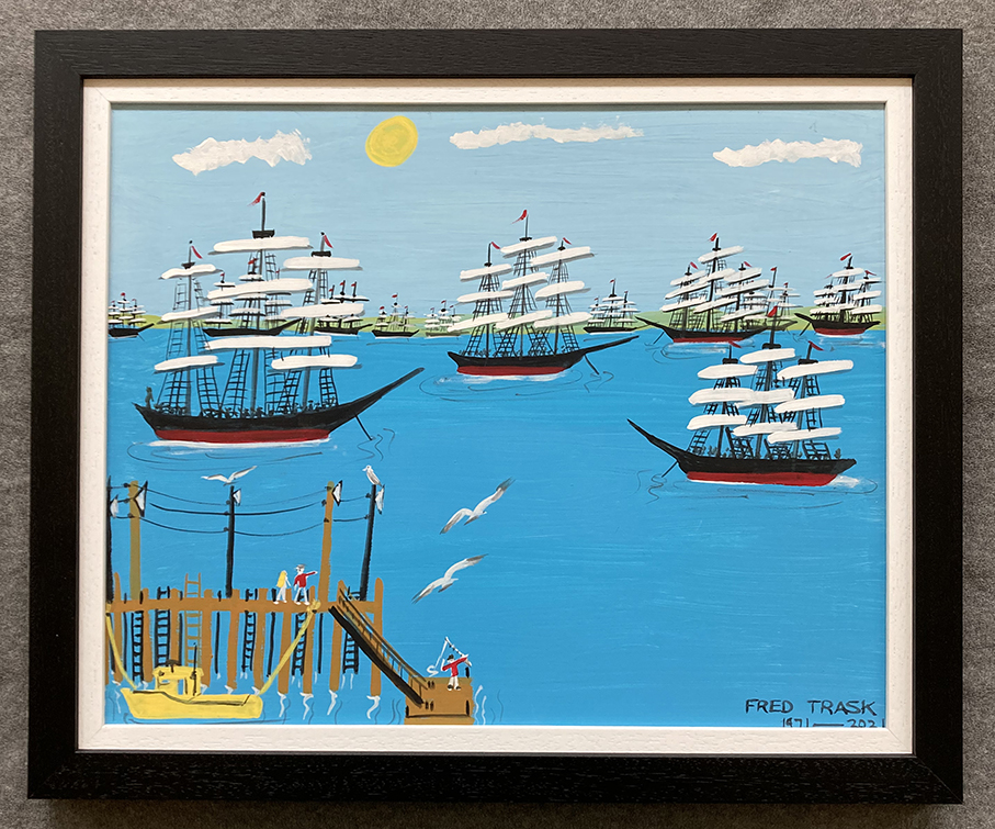 Fred Trask Folk Art Paintings For Sale at Atlantic Fine Art